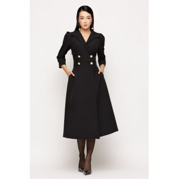 Rochie dama suprapusa cu nasturi