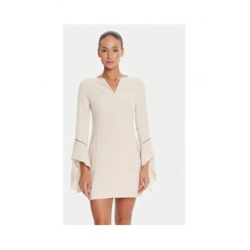 Rochie de cocktail -  bej - 78% poliester - 17% viscoza - 5% elastan