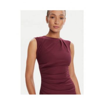 Rochie de cocktail -  mov - 95% poliester - 5% elastan