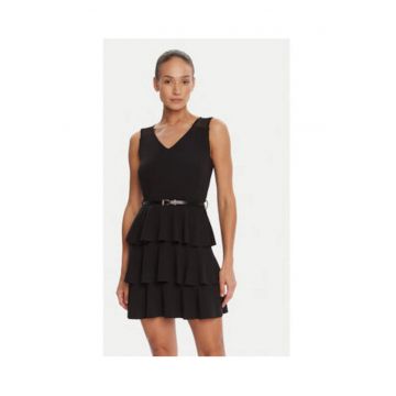Rochie de cocktail -  neagra - 95% poliester - 5% elastan