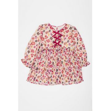 Rochie de sifon cu imprimeu