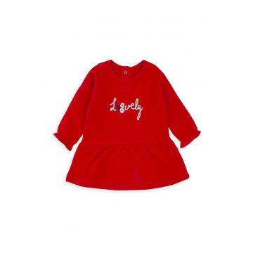 Rochie evazata cu maneci raglan