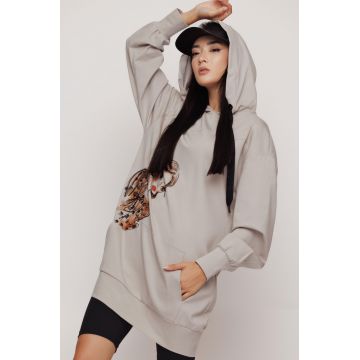 Rochie hanorac dama bej