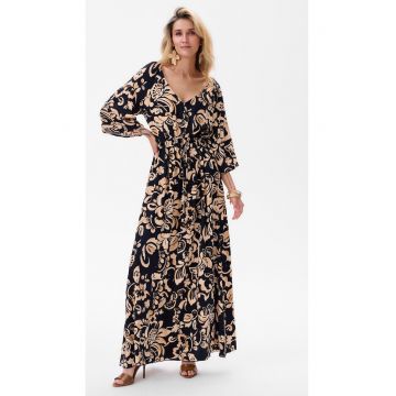 Rochie maxi cu decolteu in V adanc Frida 2