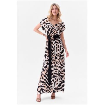 Rochie maxi cu detalii incrucisate pe spate Holdi