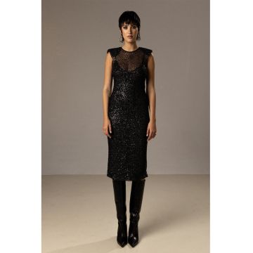 Rochie midi cu croiala cambrata