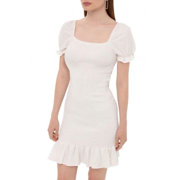 Rochie mini -  Bej - Textil -