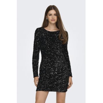 Rochie mini cu paiete