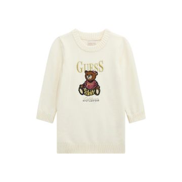 Rochie-pulover cu broderie