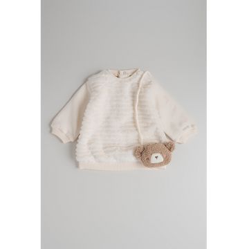 Rochie-pulover cu geanta in forma de ursulet