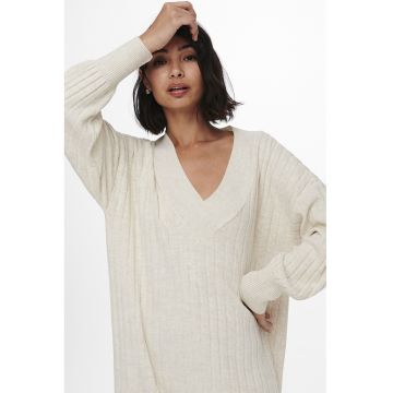 Rochie-pulover mini cu croiala lejera New