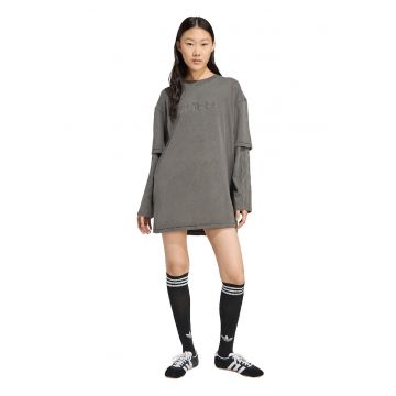 Rochie scurta lejera cu aspect 2-in-1