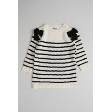 Rochie tricotata cu funda