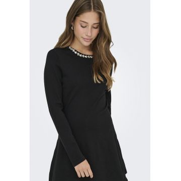 Rochie tricotata fin cu croiala A