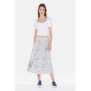 Fusta De Dama Multicolor Midi Skirt Cl1069207 8684112215273