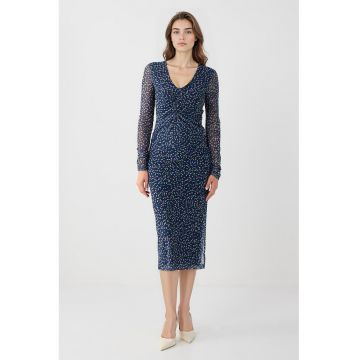 Rochie cambrata cu buline