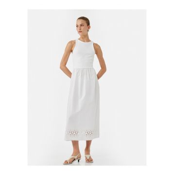 Rochie cu croiala in A fara maneci