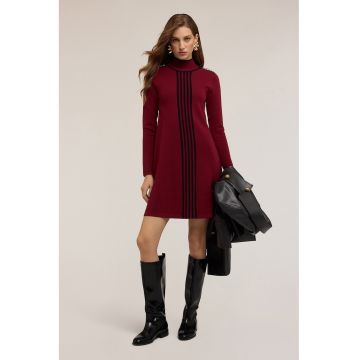 Rochie cu imprimeu si croiala lejera