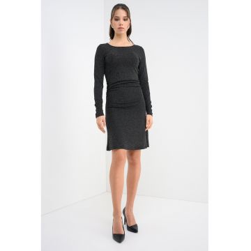Rochie cu insertii de lurex Kanva