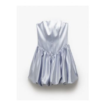 Rochie fara maneci din satin