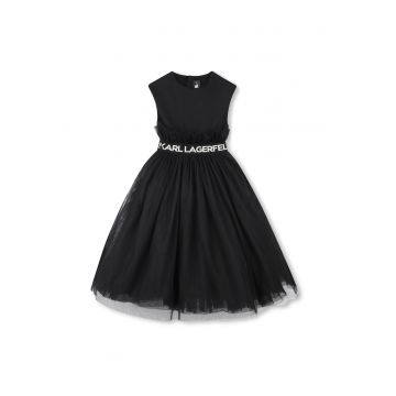 Rochie fete  Z30467 09 - Poliester - Negru