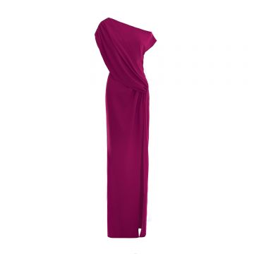 Rochie Fuchsia Muse cu un umăr gol