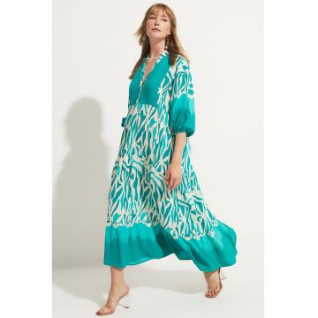 Rochie lejera cu imprimeu etnic