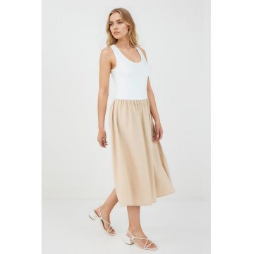 Rochie midi cu aspect 2-in-1