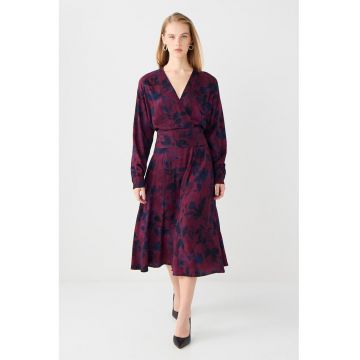 Rochie petrecuta cu model floral