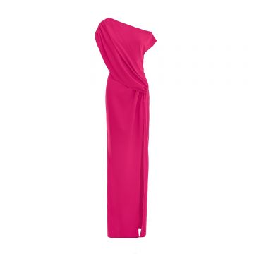 Rochie Pink Muse cu un umăr gol
