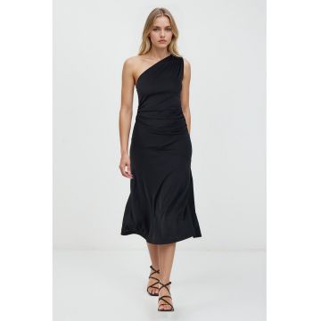 Rochie slim fit cu decolteu pe un umar