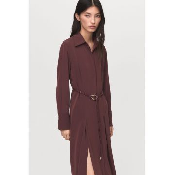 Rochie-camasa cu o curea din piele ecologica