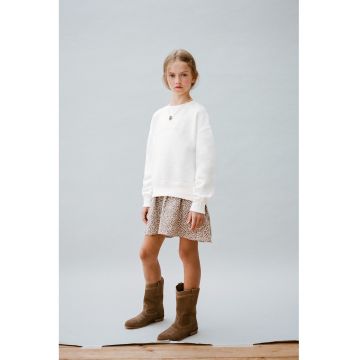 Rochie combi cu imprimeu