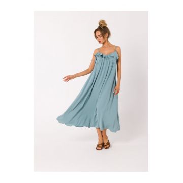 Rochie cu bretele subtiri - agave - XXL