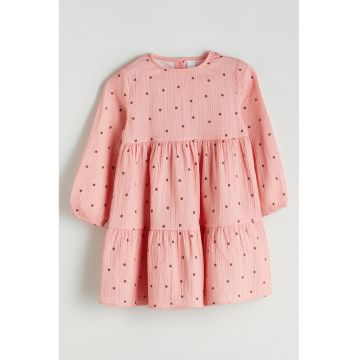 Rochie cu croiala in A si buline