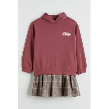 Rochie cu gluga si model 2in 1