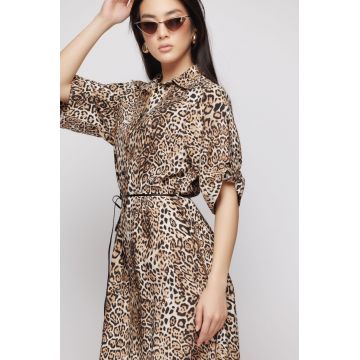 Rochie dama camasa cu animal print