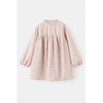 Rochie din bumbac cu croiala in A