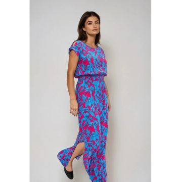 Rochie Maxi din Vascoza Fucsia