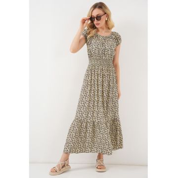 Rochie maxi  verde masliniu