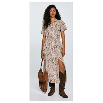 Rochie midi cu imprimeu -