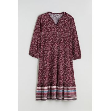 Rochie midi de bumbac