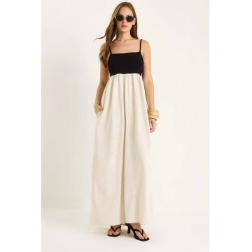 Rochie midi  LUCCI - multicolor - bumbac si viscoza