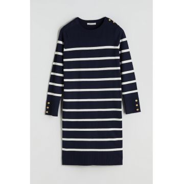 Rochie pulover in dungi