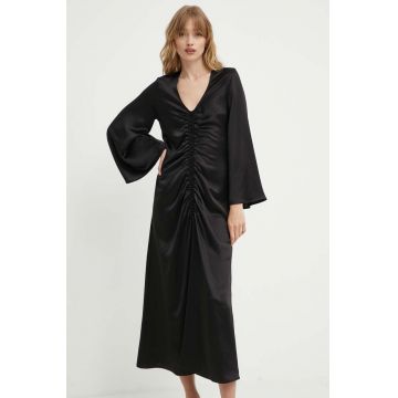 By Malene Birger rochie LAVENDE maxi, evazată, Q71625029