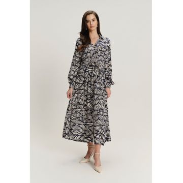 Rochie-camasa din amestec de modal si model