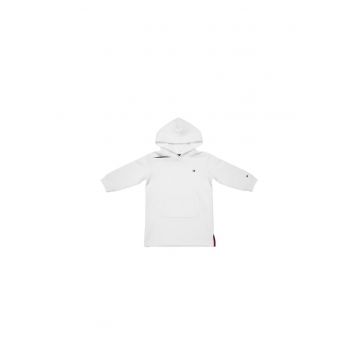 Rochie cu gluga din amestec de bumbac -