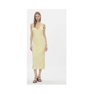 Rochie de vara Dama -  Galben - 100% poliester reciclat -