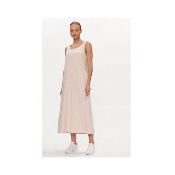 Rochie de vara -  roz - bumbac si elastan -