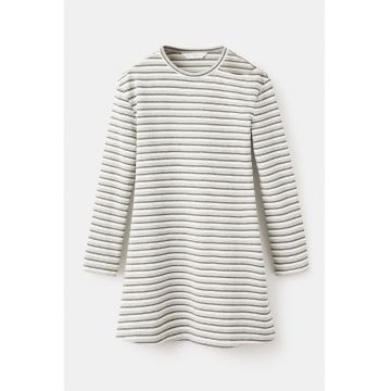 Rochie din amestec de bumbac in dungi